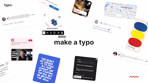 Typo - A Social Ecosystem For Creators
