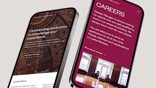 Nielsen Nørager - Webflow Website