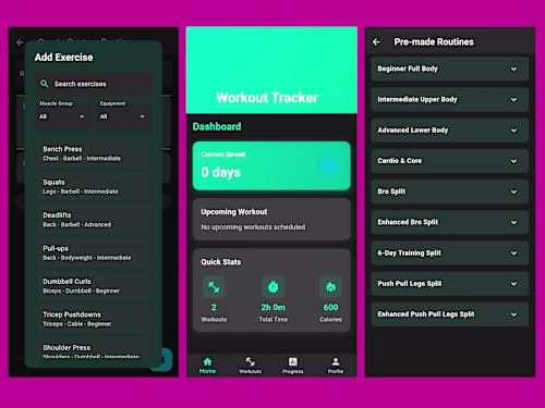 FitTrack Pro: Advanced Workout Tracker and Fitness Companion