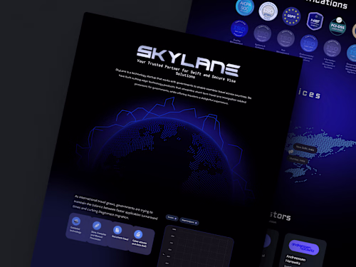 Skylane Website Development in Framer