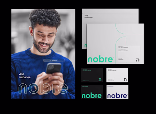 Nobre – Fintech & Payment Solutions Branding + UI/UX