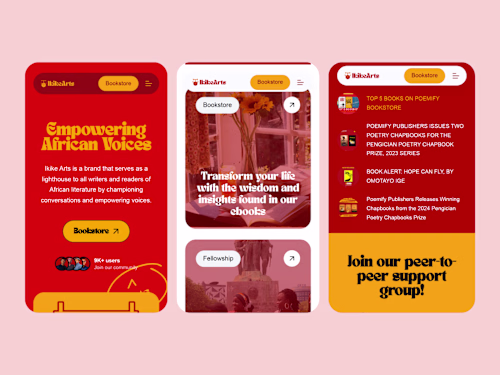 Ikike Arts – Custom WordPress Website with Elementor Pro