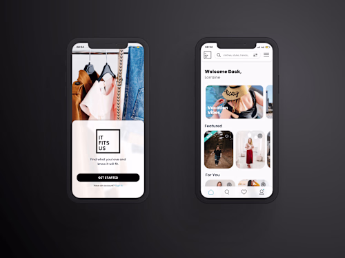 Mobile App Design / It Fits Us