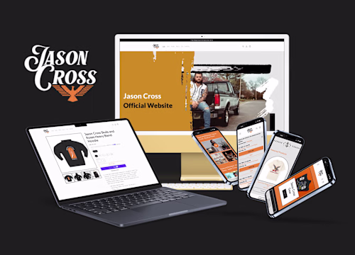 Jason Cross Music - Web / Brand / Product Design