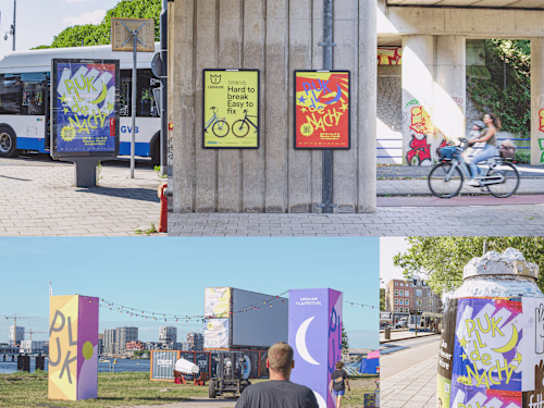 Poster Campaign for Pluk de Nacht Festival