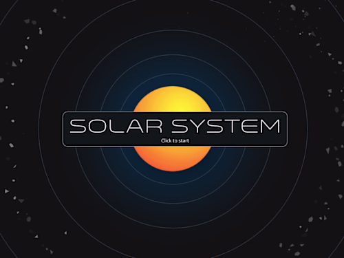 Interactive Solar System Concept with Rive