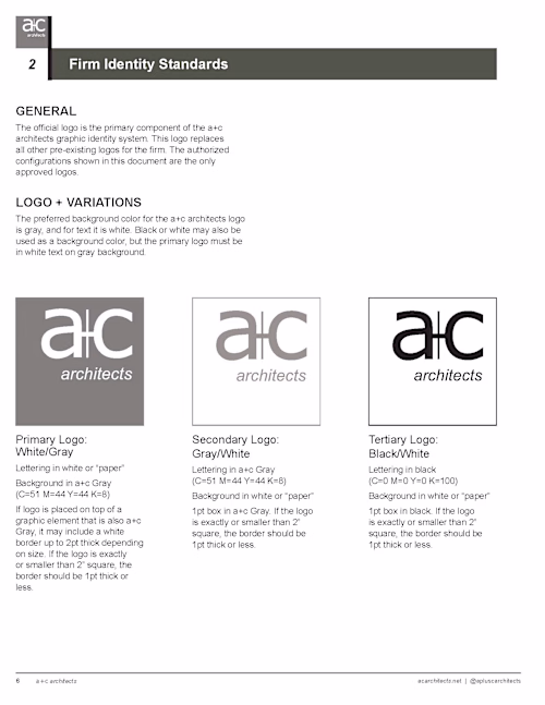 Branding - a+c architects
