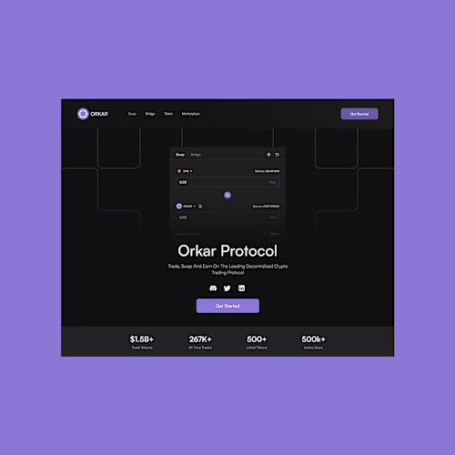 Orkar Protocol Landing Page