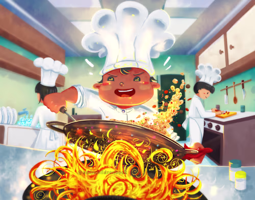 My recent Personal Project about a little Chef that really p...