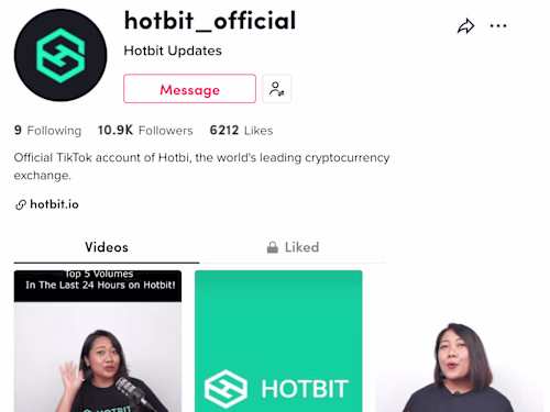 Hotbit TikTok Video Script