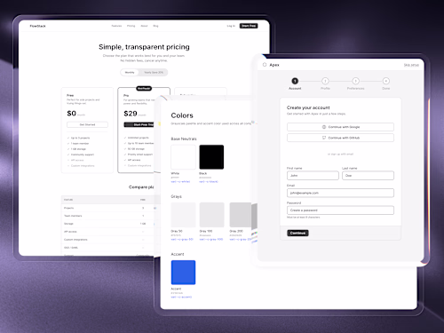 This wireframe kit is part