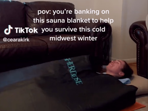 UGC Video for Sauna Blanket