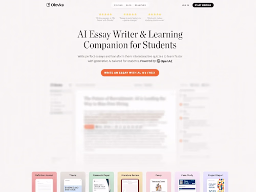 AI Essay Writer | Olovka AI