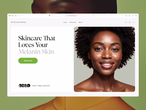 Revive Botanical - Ecommerce Framer Website