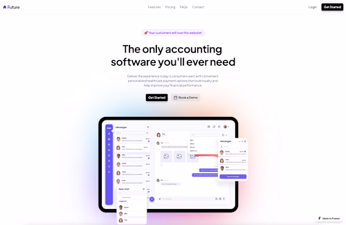 Future • SaaS Framer template