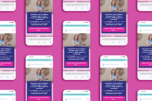 Kajabi Website Design for Sailynn, Fun Business Coach + Spea...