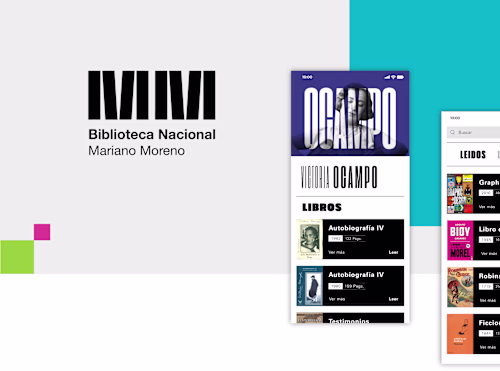App Biblioteca Nacional - Mobile UX&UI