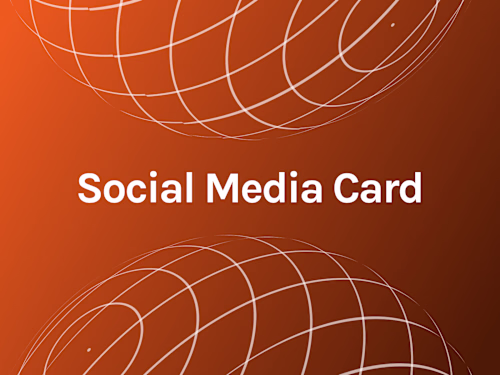 Social Media Card design