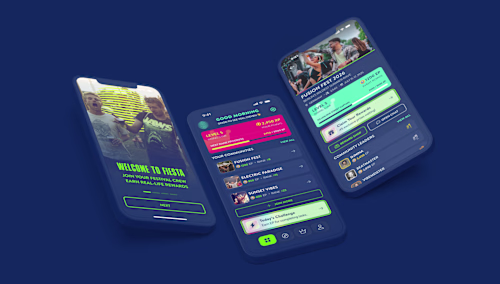 An app for gamified festivals
