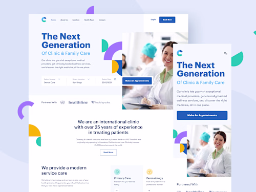 Clinically – Modern Healthcare & Clinic Web Design