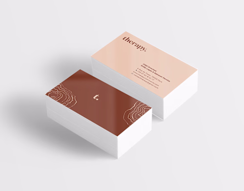 therapy restaurant branding.