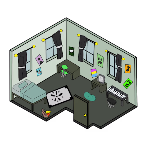 Isometric Room Design