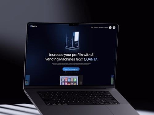 Quanta: Full Website Design.