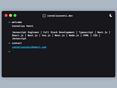 Interactive portfolio