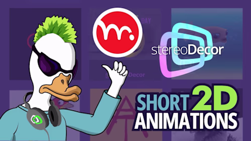 2D animation showreel / Moho / animated cartoony characters, lo…