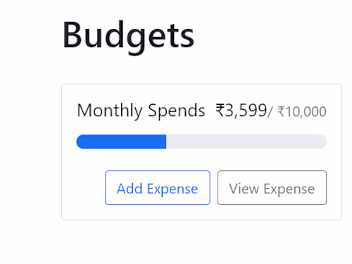 Manage Budgets and Expenses