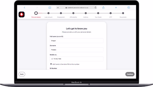 VodaLend Personal Loans