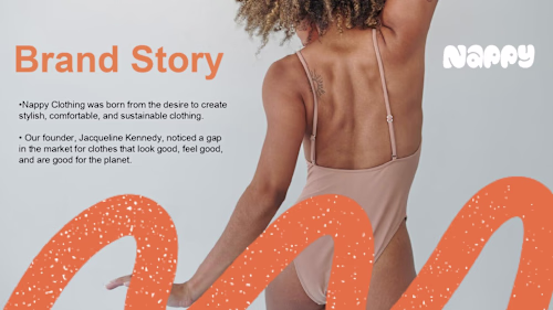 Nappy Fashion Brand Pitch Deck