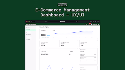 E-commerce Dashboard