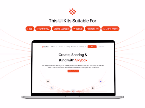 Skybox - SaaS Cloud Storage UI Kits
