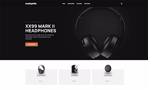 Ecommerce Website. HTML, CSS, JavaScript