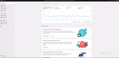 I managed the ads for this brand, and Shopify driving great ...