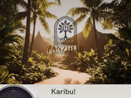 Zanzibar heritage villas landing page