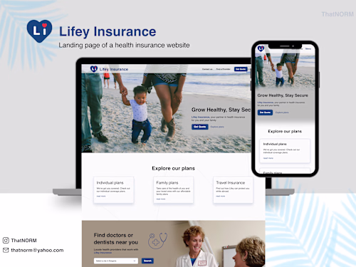 Company Landing Page
