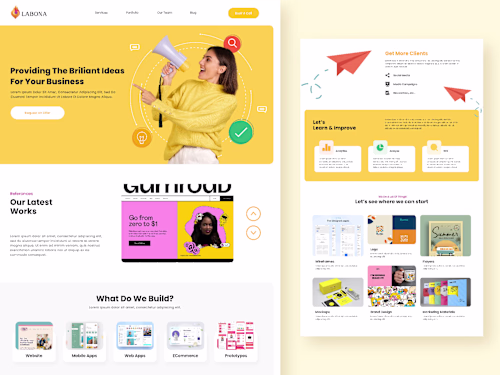 Labona Website Home Page