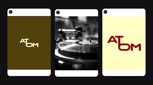 Atom: Logo Design, Identity & AI Imagery