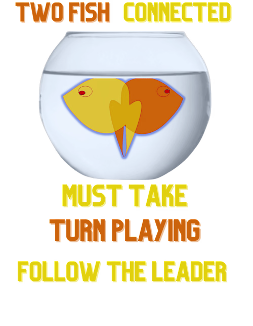 2 fish connected