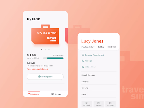 App Design: Virtual SIM Card