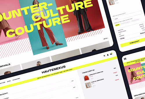 E-commerce Checkout Experience Concept
