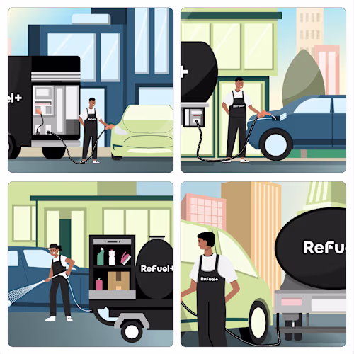 Automotive Service Illustration