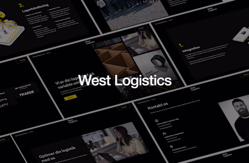 West Logistics 🚚 A bold and modern Webflow website for West...