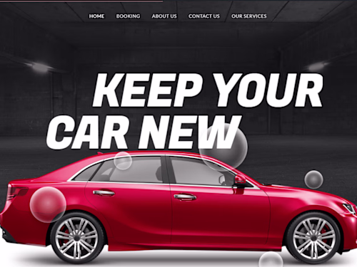 A carwash wordpress website