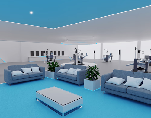 3D Interior design: Foquim Dental 