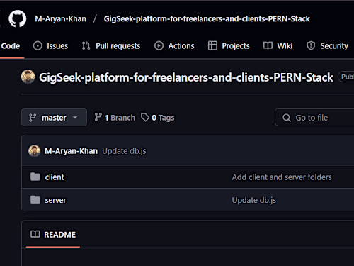 GigSeek - Platform for freelancers & clients