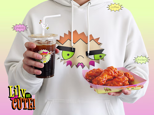 Lily Not Cute! - Brand Identity & IP Character