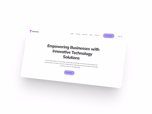 Techvista Full Website Development and Design